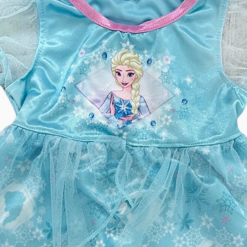 Elsa Frozen Disney Princess Fantasy Gown Nightgown 2T - Picture 2 of 3